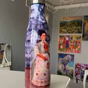 Artistic Water Bottle Frida Kahlo Painting